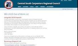 
							         Mix 20/20 - Central South Carpenters Regional Council								  
							    