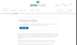 
							         MJog Limited | EMIS Health								  
							    
