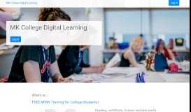 
							         MK College Digital Learning								  
							    