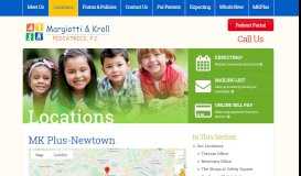 
							         MK Plus-Newtown - Margiotti & Kroll Pediatrics								  
							    