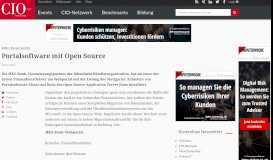 
							         MKG Bank GmbH: Portalsoftware mit Open Source - cio.de								  
							    