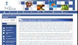 
							         mKisan:About Mobile Application - mKisan:A Portal of Government of ...								  
							    