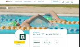 
							         MLC Foundation | MLC and CCGS Aquatic Precinct								  
							    