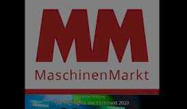 
							         MM MaschinenMarkt - So geht Industrie								  
							    