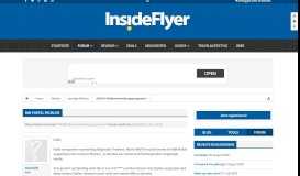 
							         MM Portal Problem | InsideFlyer DE								  
							    