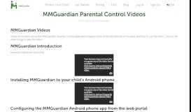 
							         MMGuardian Parental Control Videos – MMGuardian								  
							    