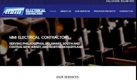 
							         MMI Electrical Contractors • Serving New Jersey, Pennsylvania, and DE								  
							    