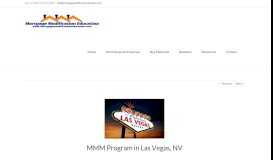 
							         MMM Workshop – Las Vegas, NV – Tuesday, April 11, 2017 | 8:45am ...								  
							    