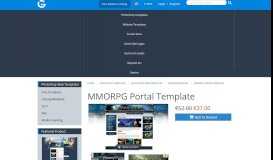 
							         MMORPG Portal Template - Game Site Templates								  
							    