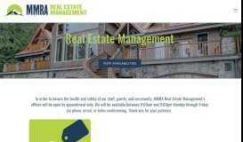
							         MMRA Real Estate Management								  
							    