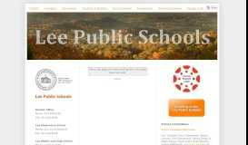 
							         MMS Parent Student Portal - Lee - Lee Public Schools								  
							    