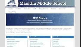 
							         MMS Parents - Greenville County Schools								  
							    