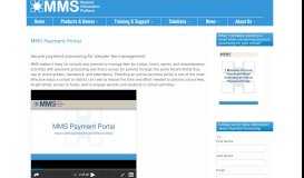 
							         MMS Payment Portal - CRI-MMS								  
							    