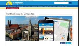 
							         München SmartCity App für iPhone, iPad and Android								  
							    