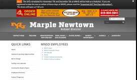 
							         MNSD Employees - Marple Newtown School District								  
							    