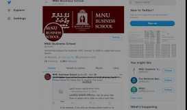 
							         MNU Business School (@mnuBS) | Twitter								  
							    