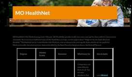 
							         MO HealthNet (Medicaid) - Missouri CLAIM								  
							    