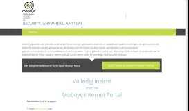 
							         Mobeye Internet Portal - Producten - Mobeye - Security anywhere ...								  
							    