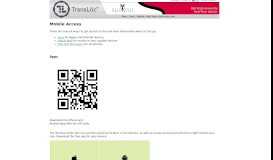 
							         Mobile Access | Ball State University - Transloc BSU								  
							    