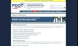 
							         Mobile and Web Applications - FDOT								  
							    