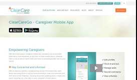 
							         Mobile App - ClearCare								  
							    