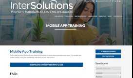 
							         Mobile App Training - InterSolutions								  
							    