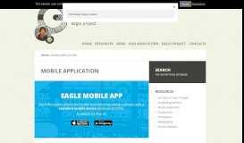 
							         Mobile Application | EAGLE Portal								  
							    
