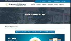 
							         Mobile Application - New Green Fields School								  
							    