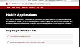 
							         Mobile Applications | Division of Information Technology								  
							    