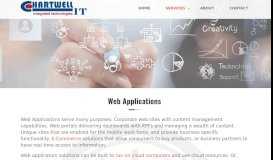
							         Mobile Apps and Responsive Web Applications - CHARTWELL IT								  
							    