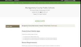 
							         Mobile Apps - Montgomery County Public Schools								  
							    