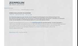 
							         Mobile Baustellenlogistik - Zeppelin Streif Baulogistik								  
							    