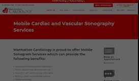 
							         Mobile Cardiac and Vascular Sonography Services - Manhattan ...								  
							    