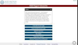 
							         Mobile Child Support Interactive (CSI) Home								  
							    