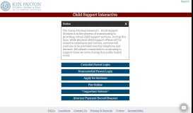 
							         Mobile Child Support Interactive (CSI) Home - Texas Attorney General								  
							    