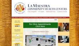 
							         Mobile Clinic - La Maestra Community Health Centers								  
							    