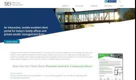 
							         Mobile-enabled Client Portal for Investment Reporting - Archway ...								  
							    