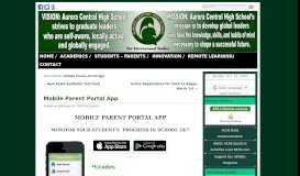 
							         Mobile Parent Portal App | Aurora Central High School								  
							    