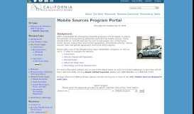 
							         Mobile sources top portal page - California Air Resources Board								  
							    