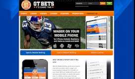 
							         Mobile Sports Betting on Apple Iphone, Ipad and ... - GTBets								  
							    