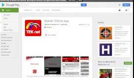 
							         Mobile TEKnet App - Apps on Google Play								  
							    