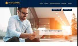 
							         Mobile — UMS Banking								  
							    