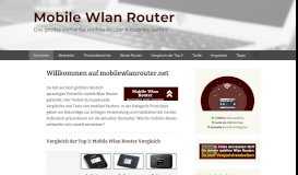 
							         Mobile Wlan Router Test 2019 | Das Portal für mobile Router								  
							    