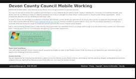 
							         mobileworking - DCC Services Portal								  
							    