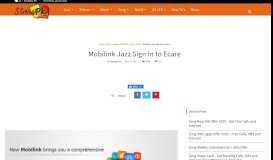 
							         Mobilink Jazz Sign in to Ecare - SimsPK.com								  
							    