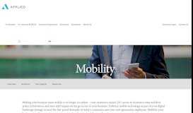 
							         Mobility & Mobile Software Apps for Insurance ... - Applied Systems								  
							    