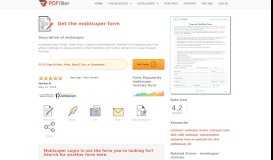 
							         Mobisuper - Fill Online, Printable, Fillable, Blank | PDFfiller								  
							    