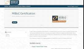 
							         Mobius Institute Online Learning								  
							    