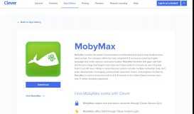 
							         MobyMax - Clever application gallery | Clever								  
							    