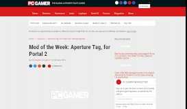 
							         Mod of the Week: Aperture Tag, for Portal 2 | PC Gamer								  
							    